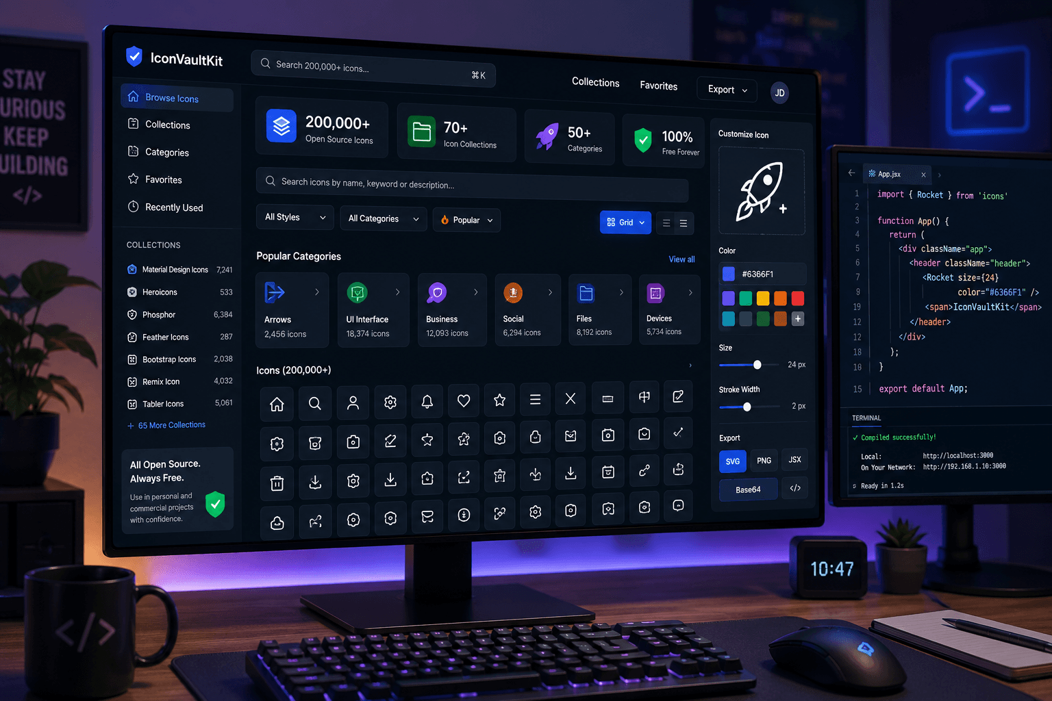 The Benefits of Open-Source Icons: Why IconVaultKit Offers Over 200,000 for Developers